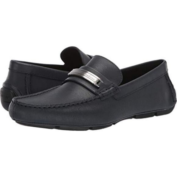 Calvin Klein Moccasin, Driving Shoe, Navy Blue, 12M - Picture 1 of 6